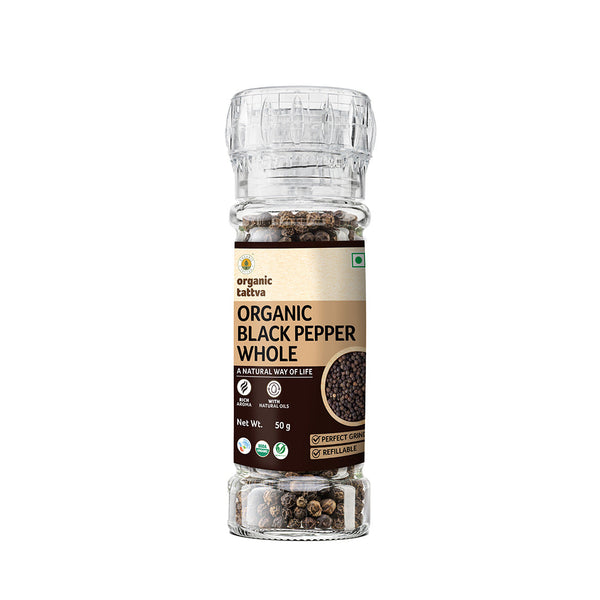 Organic Black Pepper Grinder