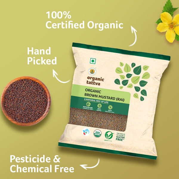 Organic Brown Mustard (Rai)