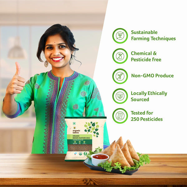Organic Brown Mustard (Rai)