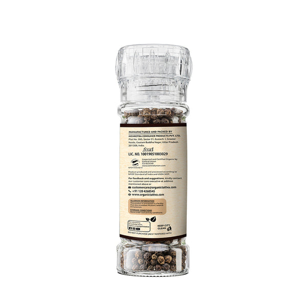 Organic Black Pepper Grinder