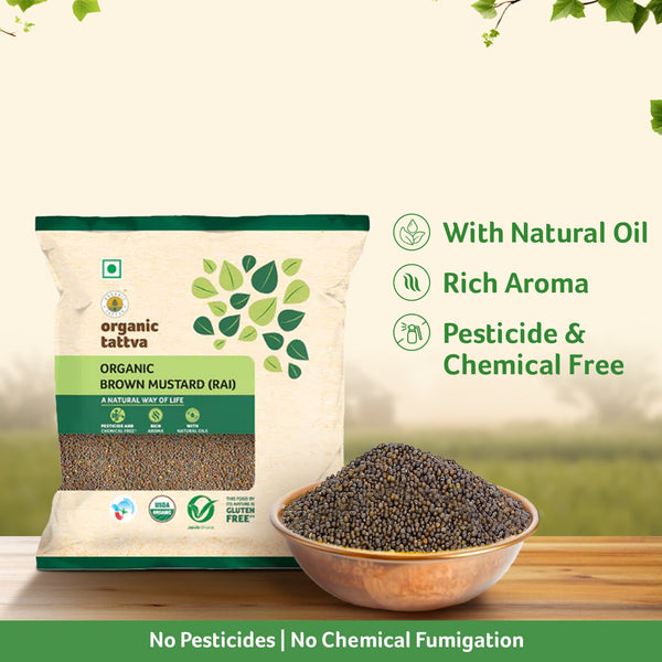 Organic Brown Mustard (Rai)