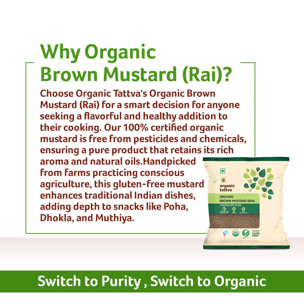 Organic Brown Mustard (Rai)