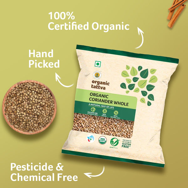 Organic Coriander Whole