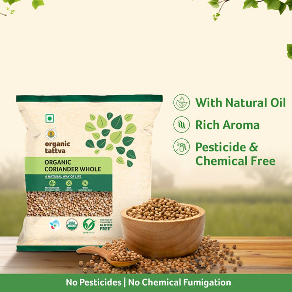Organic Coriander Whole