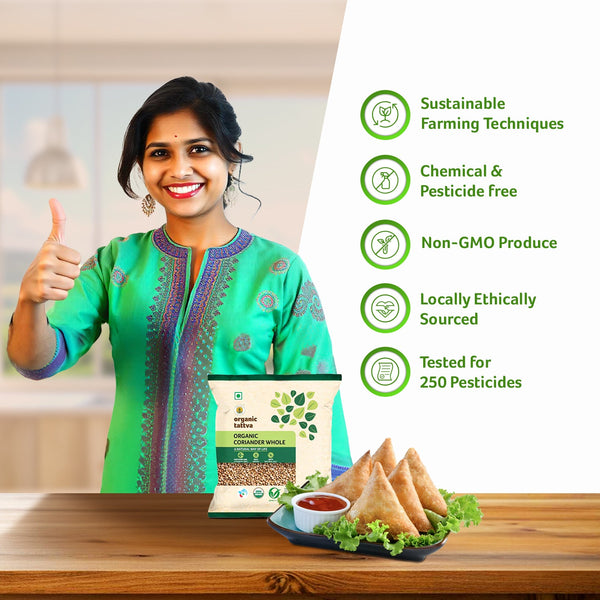 Organic Coriander Whole