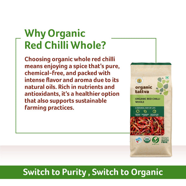Organic Red Chilli Whole